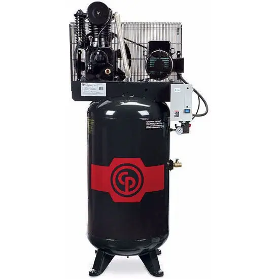 Chicago Pneumatic Premium Series   Rcp-C7583v - 7.5Hp  Reciprocating Air Compressor, 80 Gallon Vertical Receiver, 23 Cfm @ 175 Psi, 208-230V/3Ph, Pn: 8090300941 1