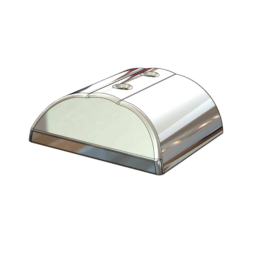 Taco Marine Stainless Steel Large Suproflex End Cap, F16-0276 1
