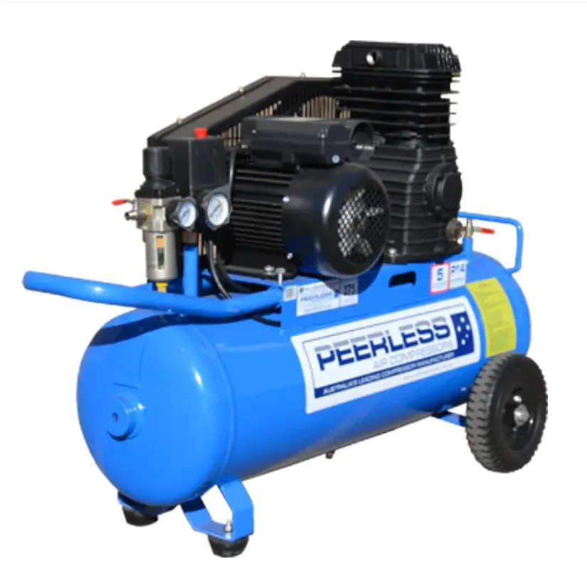 Peerless P14 Single Phase Portable  Air Compressor: Belt Drive, 10Amp, 2.75Hp, 275Lpm 00257 1
