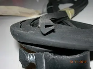Channel, Rubber - "D" Channel - 3/8" High - 1/8" Groove - 1/4" Across Bottom 1