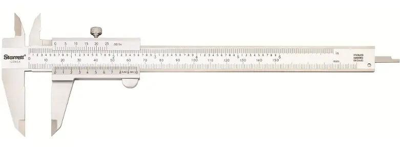 Starrett  Vernier Caliper 6″ 150Mm 125Mea-6/150 1