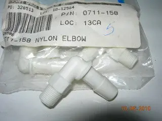 Connector, Nylon - Elbow - 1/4" Tube 1