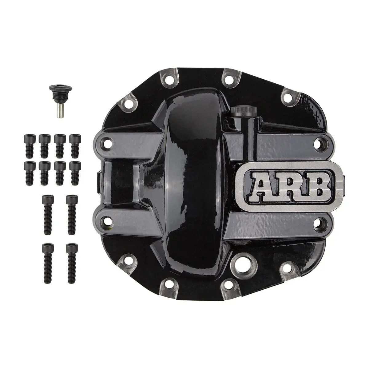 Arb Usa M186 Dana 30 Front Differential Cover (Black) For '18+ Jeep Wrangler Jl / Jlu 1