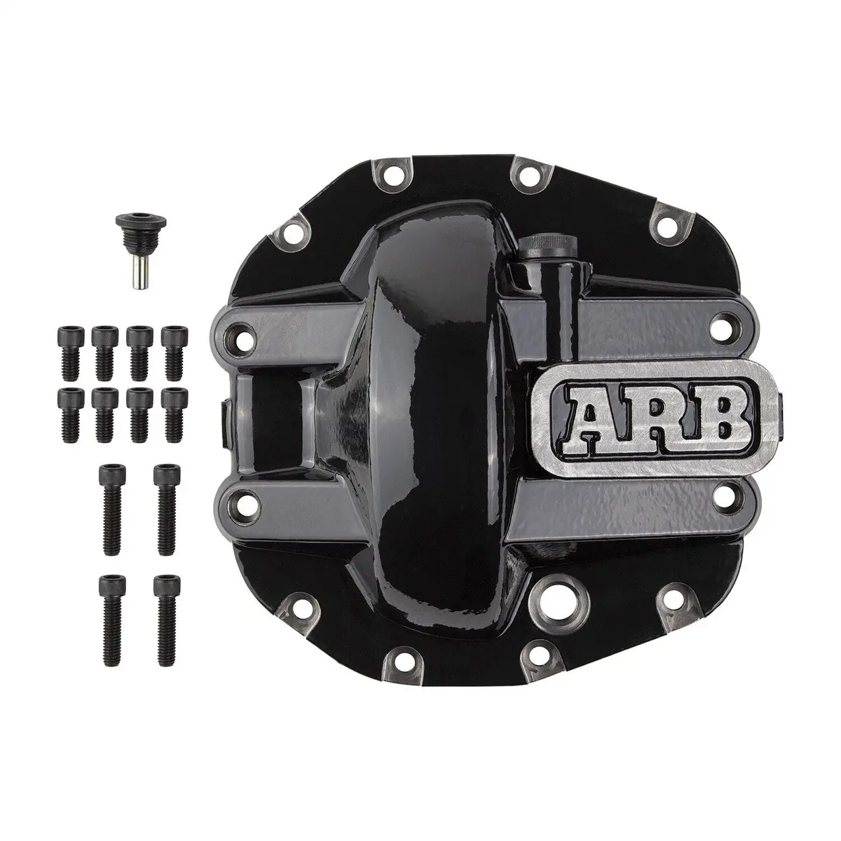 Arb Usa M200 Dana 35 Rear Differential Cover (Black) For '18+ Jeep Wrangler Jl / Jlu 1