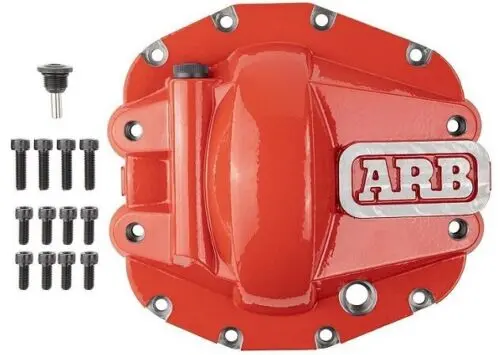 Arb Usa M210 Dana 44 Front Differential Cover (Red) For '18+ Jeep Wrangler Jl/Jlu & '20+ Jeep Gladiator Jt Truck 1