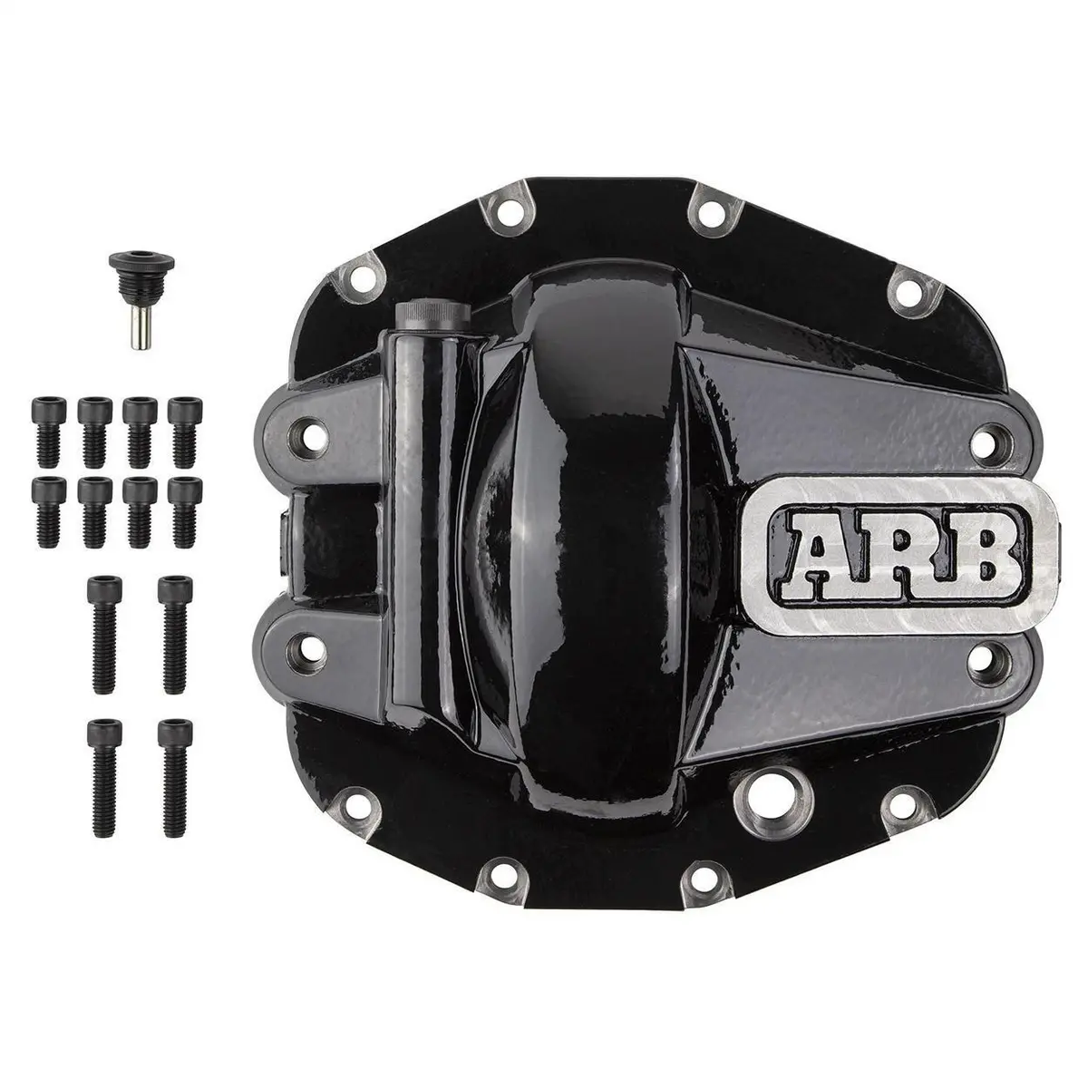 Arb Usa M210 Dana 44 Front Differential Cover (Black) For '18+ Jeep Wrangler Jl/Jlu & '20+ Jeep Gladiator Jt Truck 1