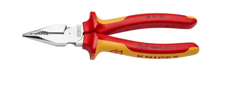 Knipex Needle Nose Combination Pliers 1000Vvde 185Mm 0826185Sb 1