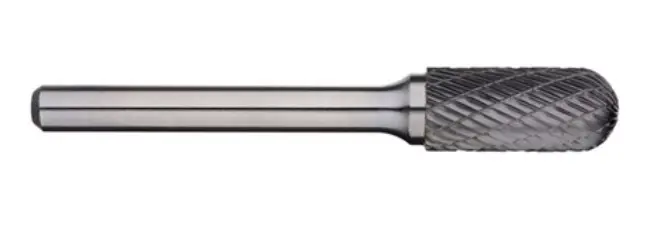 Alpha 3/8In Cylindrical Ball Nose Carbide Burr Sc-3Dc 1