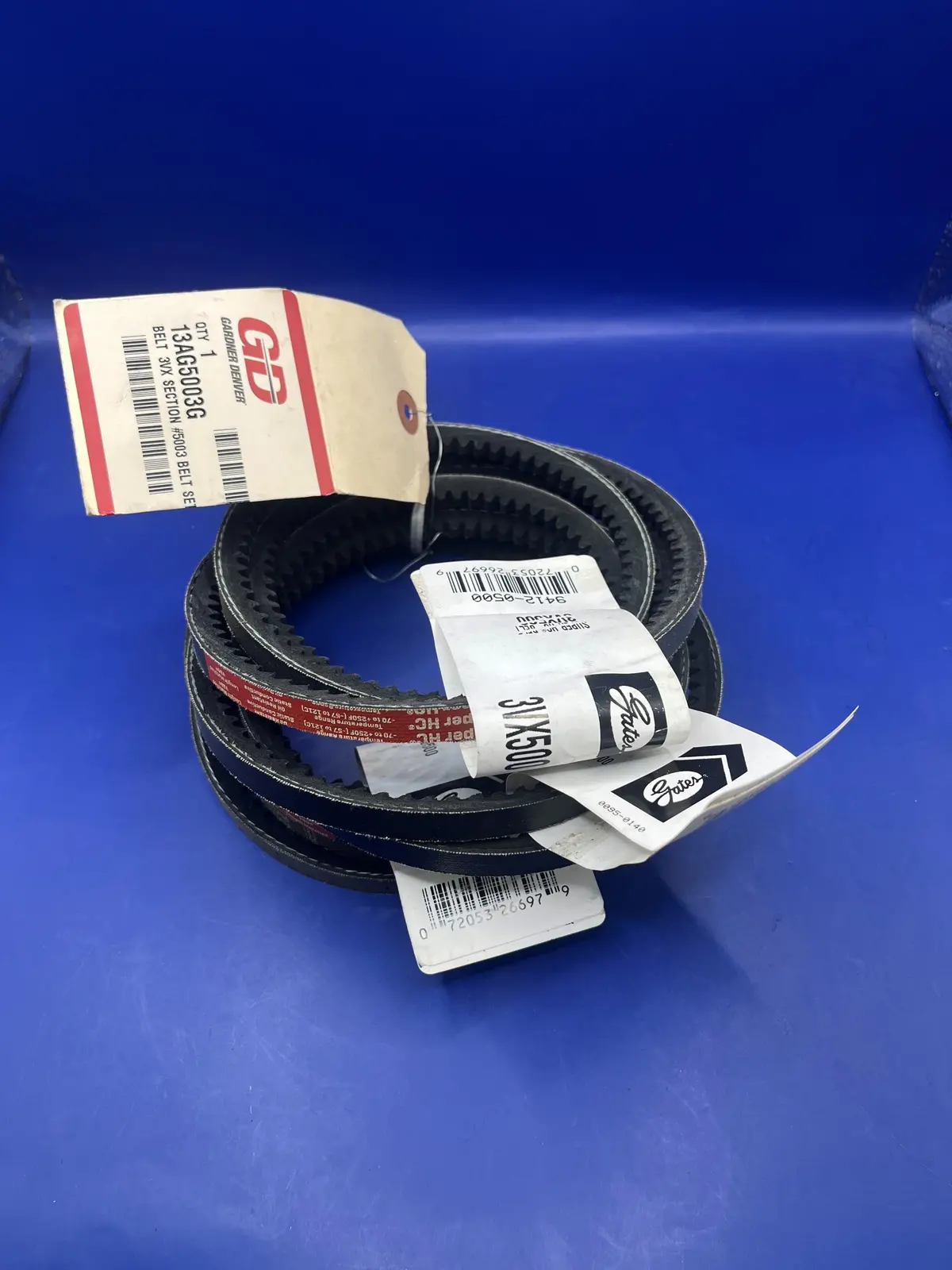13Ag5003g: Belt,3Vx500,3-Belt Set 1