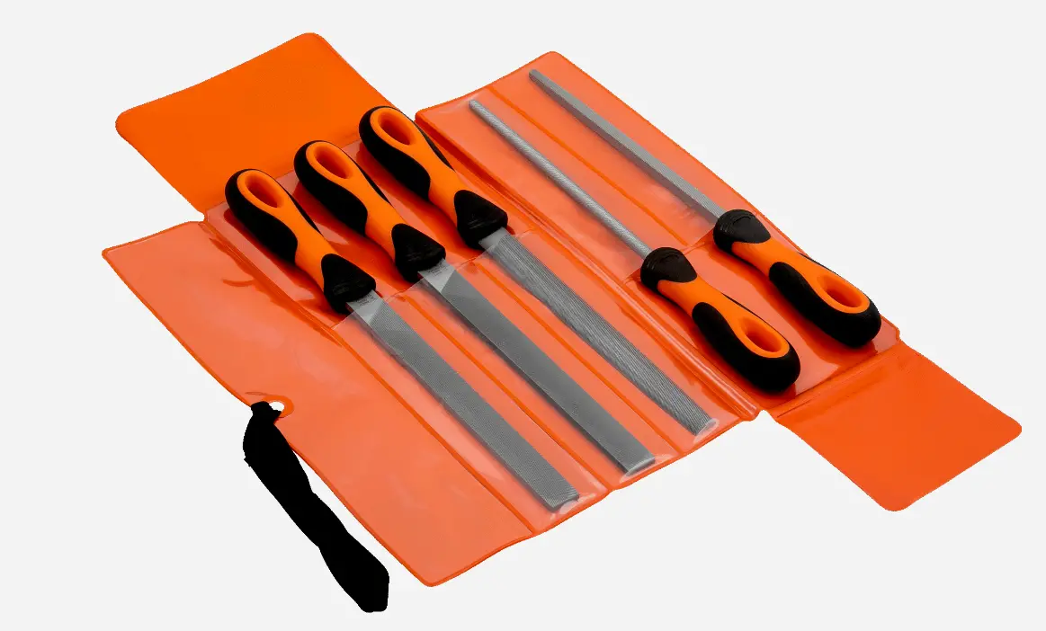 Bahco File Set And Wallet 5 Piece 200Mm 1-478-08-1-2 1