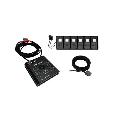 Spod 6 Circuit Sourcelt Modular System W/ Amber Led - Universal W/84" Battery Cables 1