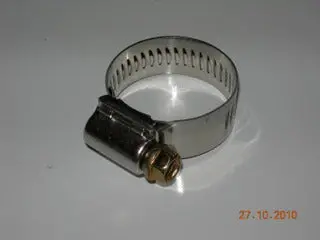 Clamp, Worm Drive - Hose - Aero-Seal - Breeze - 11/16 To 1 1/14" - Stainless Band - Steel Hex Screw 1