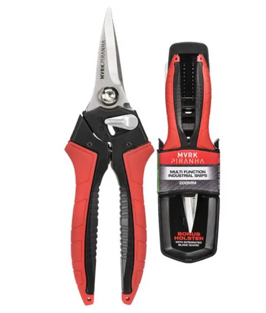 Mvrk Piranha 200Mm Multi Function Industrial Snips 1003-Mf200 1