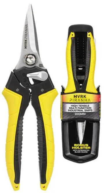 Mvrk Piranha 200Mm High Tensile Multi Function Industrial Snips 1003-Mf200ht 1