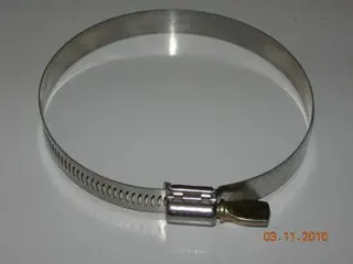 Clamp, Worm Drive - Hose - Aero-Seal - Breeze - 3 5/16 To 4 1/2" - Stainless Band - Steel Thumb Screw 1