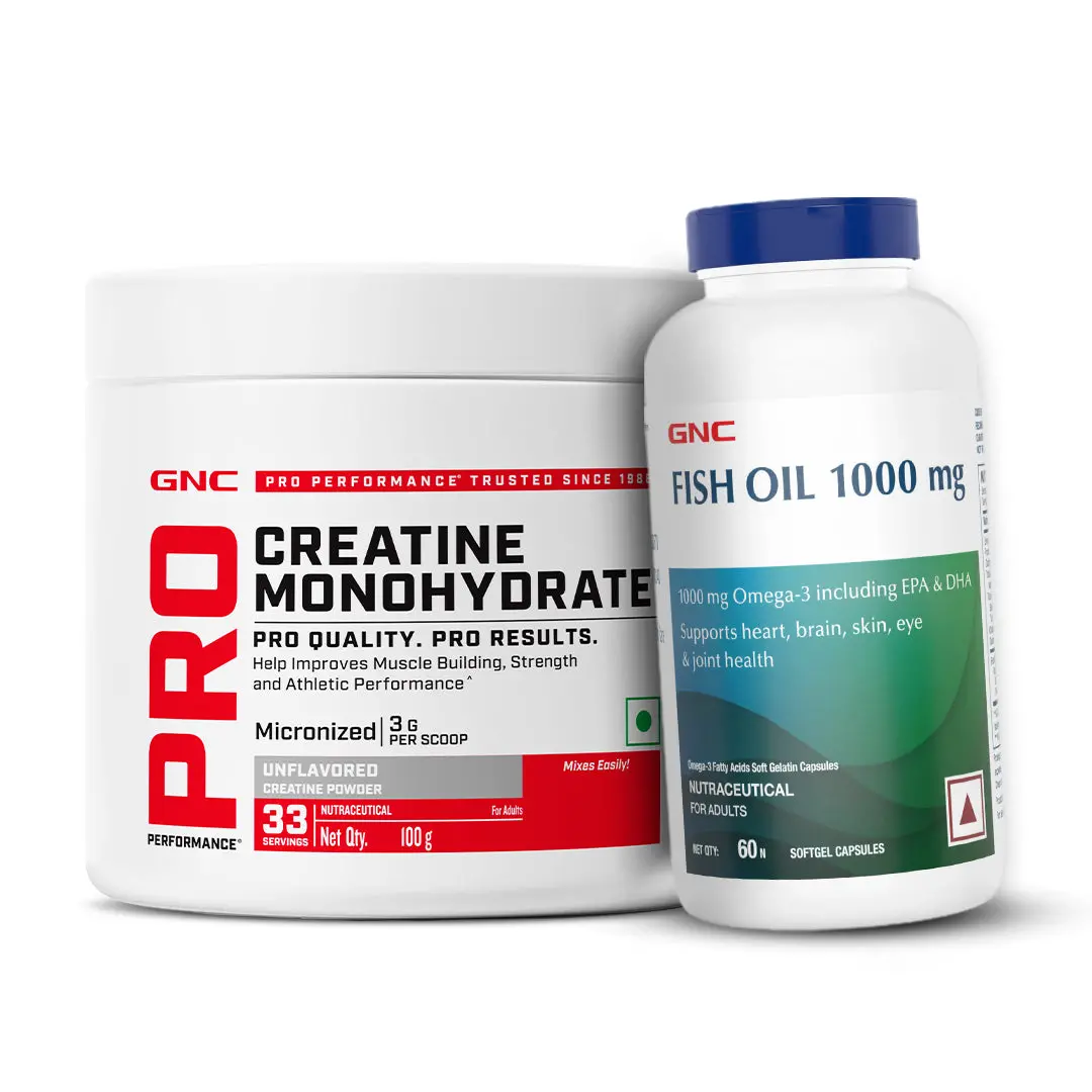 Gnc Pro Performance Creatine Monohydrate With Fish Oil 1000Mg 1