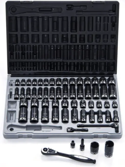 Dual Action Daset3-59Pce 6Pt 3/8" Dr Socket  Set 10145901 1