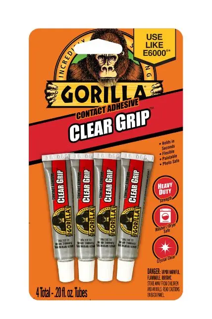 Gorilla Clear Grip Glue 3Gm (4Pk) Gg102057 1