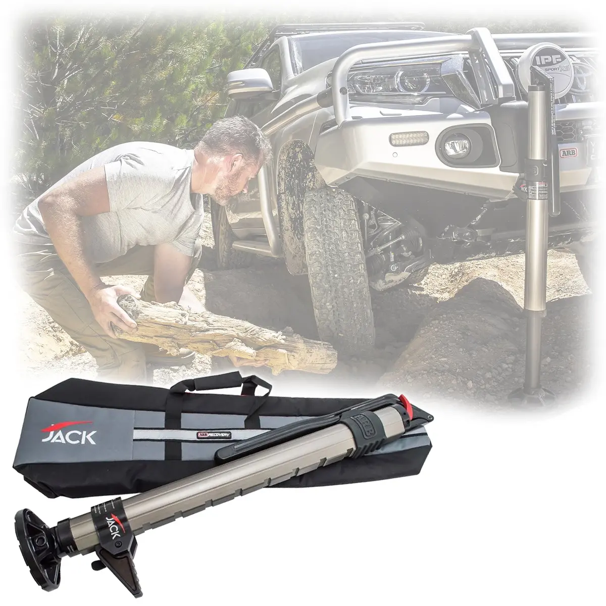 Arb Hydraulic Jack 6"- 48" 4,400 Lbs Auto Vehicle Lift Offroad Recovery Jack 1