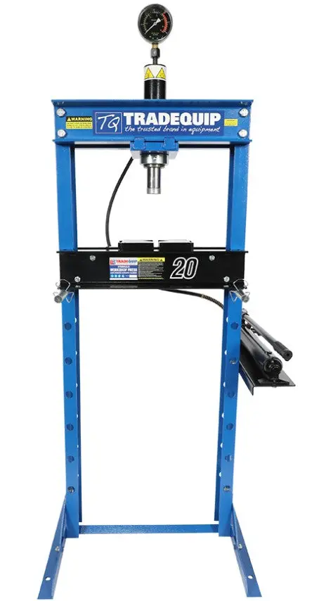 Tqb Hydraulic Workshop Press Ramm Pump 20,000Kg 1063T 1