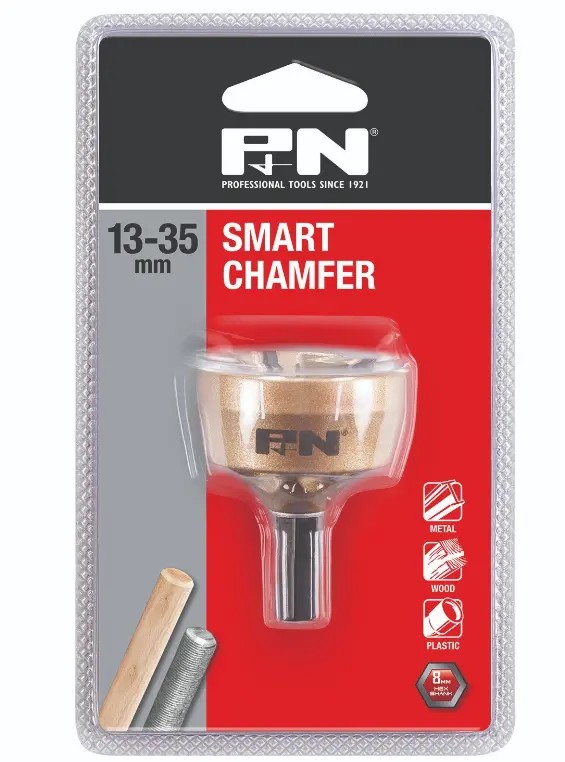 P&N Deburring Tool Smart Chamfer Hex Shank 13-35Mm 107Dt1335 1