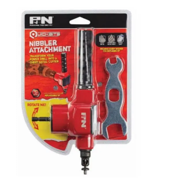 P&N  Nibbler 1/4" Hex Shank Attachment 107Nib001 1