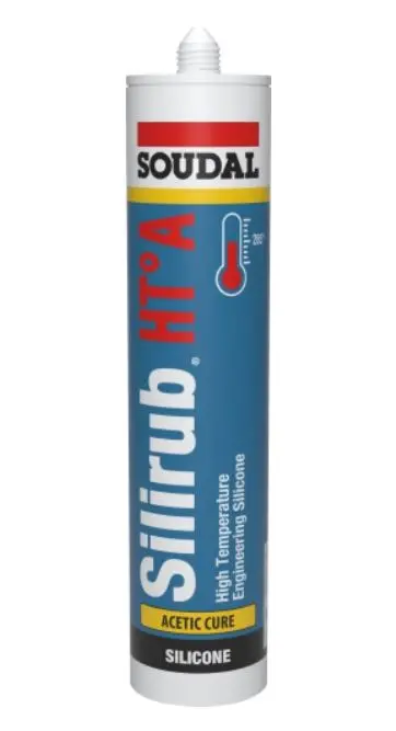 Soudal Silirub Ht A Acetic Cure 310Ml 108265 X 12 1