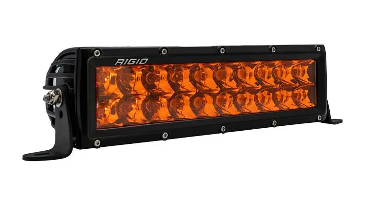 Rigid Industries E-Series Pro Edition 10" Spot Beam Led Light Bar - Amber Color 1