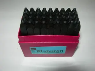 Stamping Letters/Numbers - 1/16" - 36 Items - Steel 1