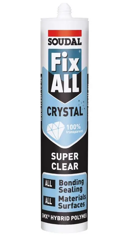 Soudal Fix All Crystal 290Ml  X 12 118779 1