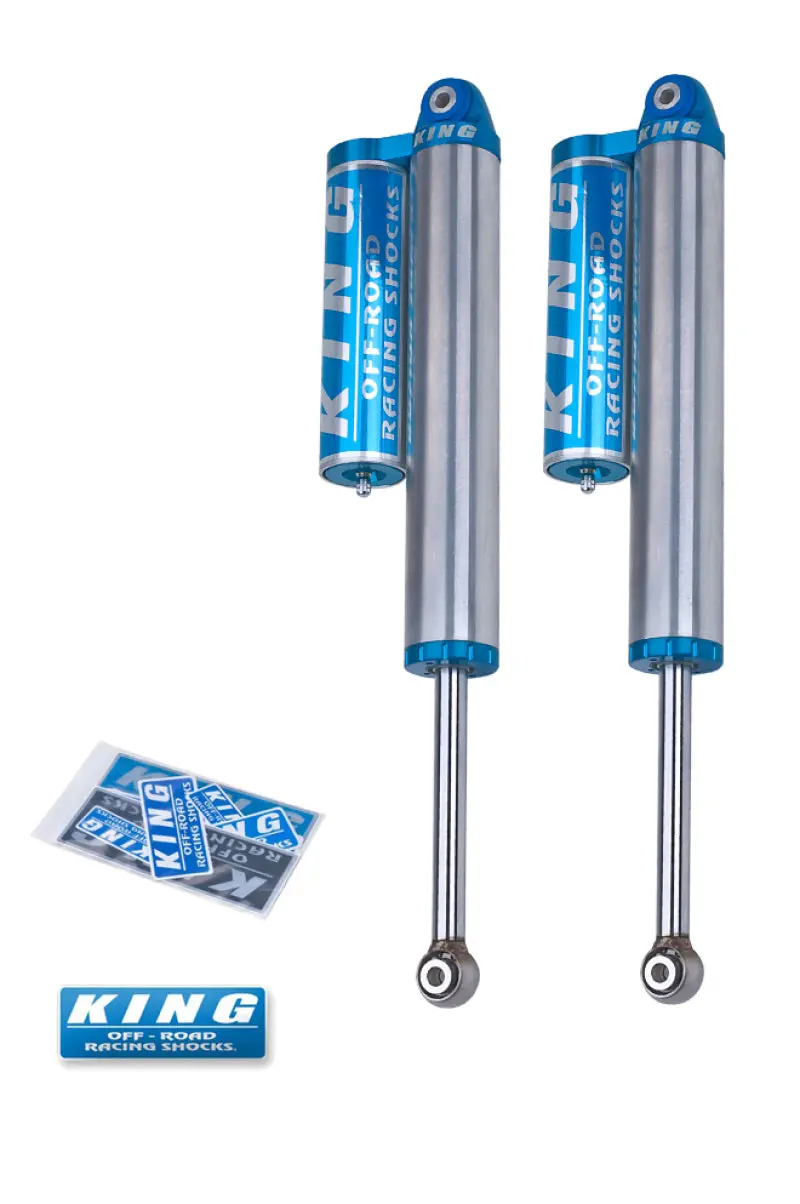King 2.5 Performance Series Reservoir Rear Shocks (Pair) For 2011+ Gm 2500/3500Hd 1