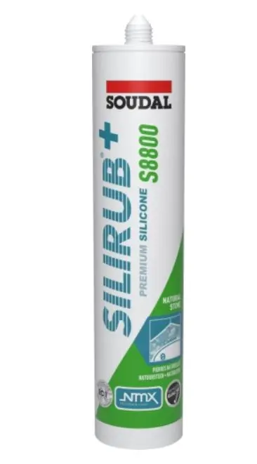 Soudal Silirub S8800 Silicone For Sealing Stone Granite Marble 310Ml Box Of 12 1