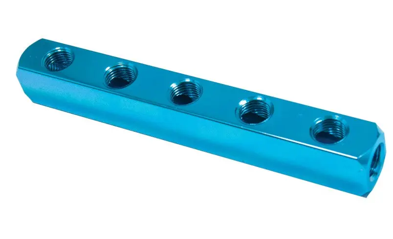 Sonsbeek 5 Way Straight Manifold 1/4" Npt Straight 120M04-5 1