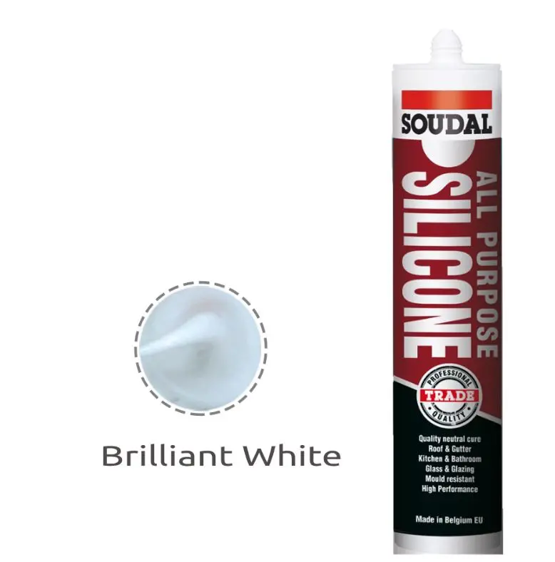 Soudal All Purpose Silicone Brilliant Colorbond White Haven 300Ml X 12 121661 1