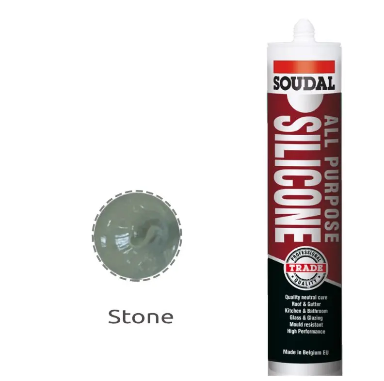 Soudal All Purpose Silicone Stone Colorbond Gully 300Ml X 12 121669 1