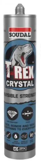 Soudal T-Rex  Power Crystal 290Ml  X 12 121969 1