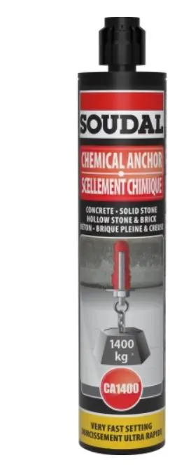 Soudal Soudafix Ca 1400 280Ml Grey  X 12 125539 1