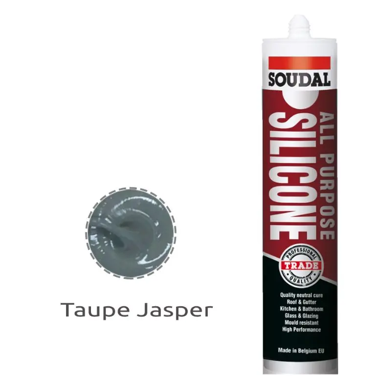 Soudal All Purpose Silicone Taupe Colorbond Jasper 300Ml X 12 127786 1