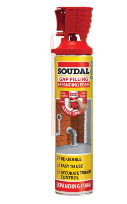 Soudal Genius Gun Expanding Foam 500Ml Or 750Ml 132272 130373 1