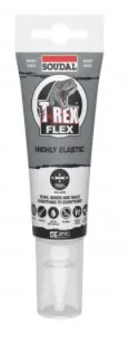 Soudal T-Rex Flex Bright White 125Ml 132602 1