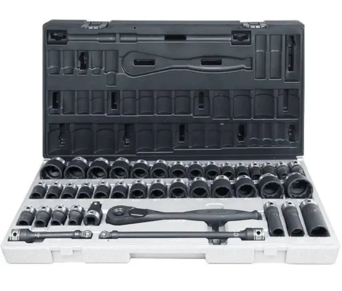 Dual Action Daset4-40Pce 12Pt 1/2" Dr Socket Set 14244001 1