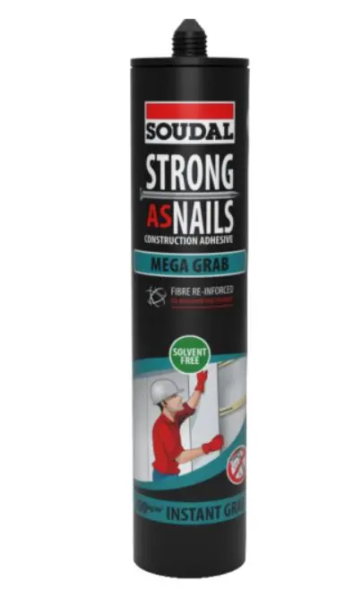 Soudal Strong As Nails Mega Grab Beige 350Gm  X 12 144900 1