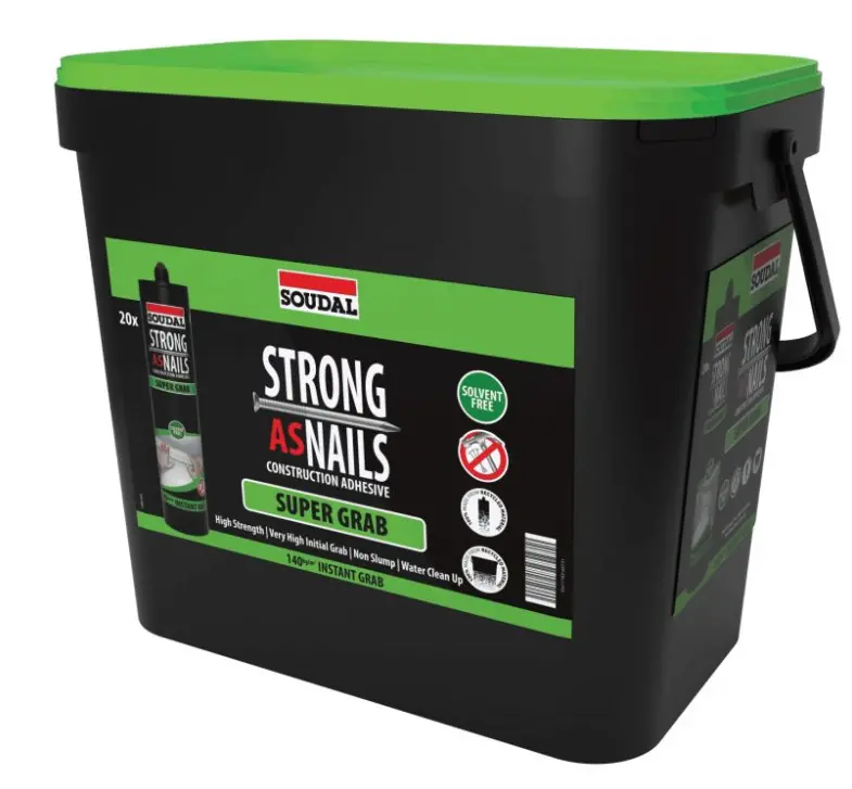 Soudal Strong As Nails  Super Grab (Grab & Go Pack) 20 X 350Gm 144902 1