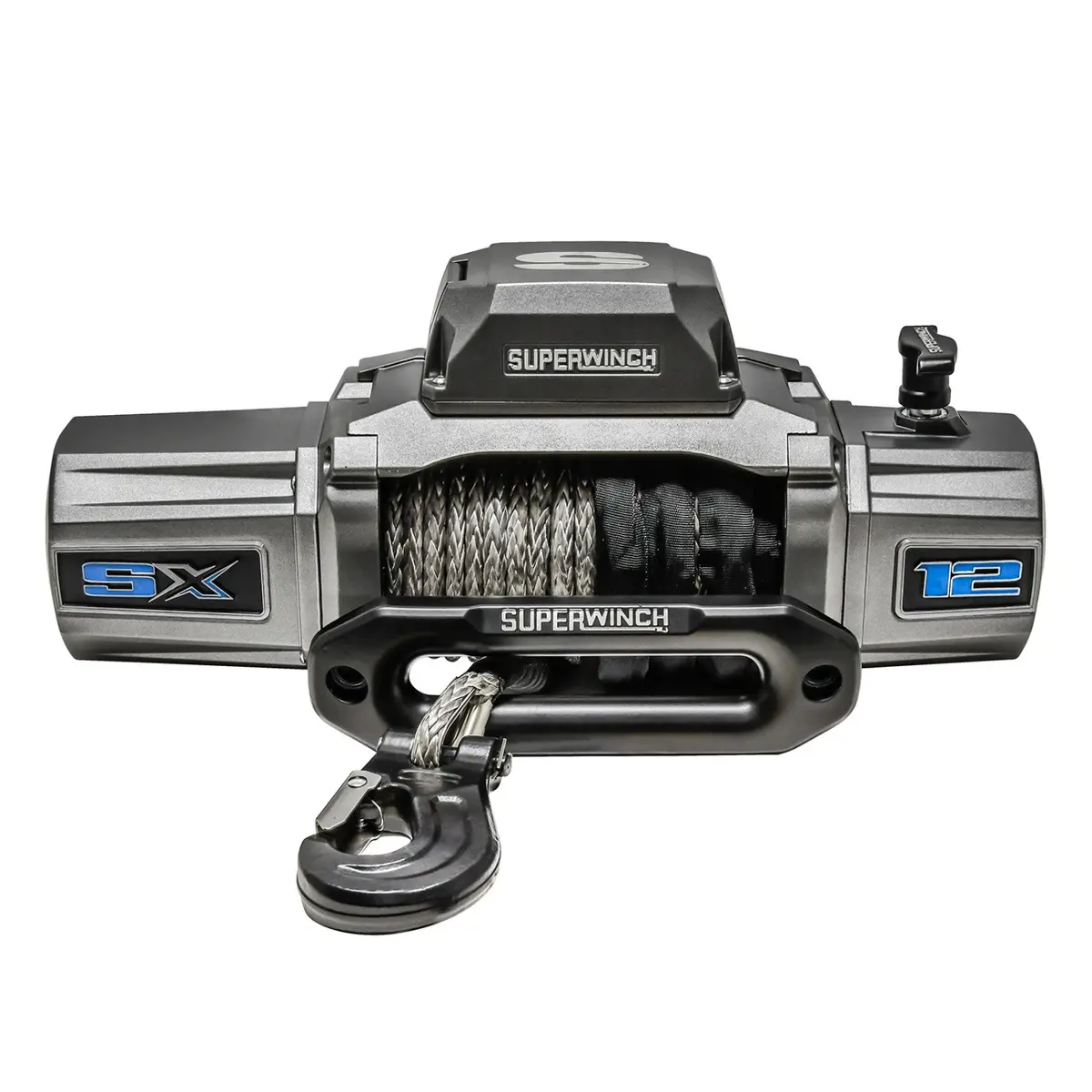 Superwinch Sx Series Sx12sr 12,000 Lb Winch With Synthetic Rope  For Jeep Truck & Suv 1