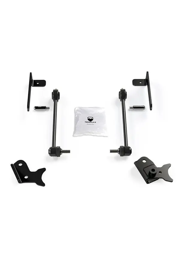 Teraflex Front Sway Bar Quick Disconnect Kit (0"- 6" Lift) For '18+ Jeep Wrangler Jl / Jlu & '20+ Gladiator Jt 1