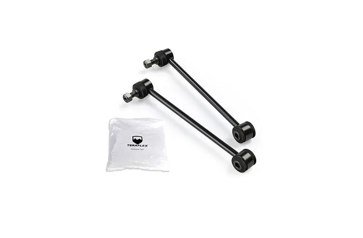 Teraflex 11.5” Rear Sway Bar Link Kit W/ Swivel Stud (2.5-4.5” Lift) For '18+ Jeep Wrangler Jl / Jlu 1
