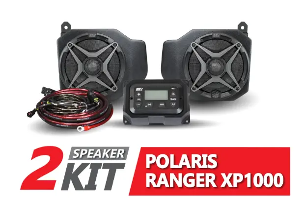 Ssv Works 2-Speaker Audio System For '18-'23 Polaris Ranger Xp 1000 1