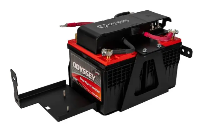 Genesis Offroad Gen 3 Dual Battery Kit W/ 300 Amp Isolator Fits '20-Up Jeep Gladiator Jt 3.6L V6 Gas Only 1