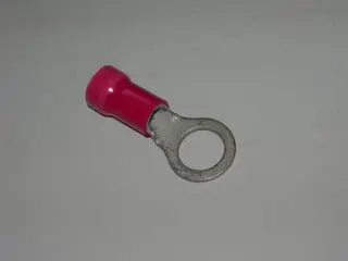 Terminal, Ring - Red - 8 Awg - 3/8" Stud 1