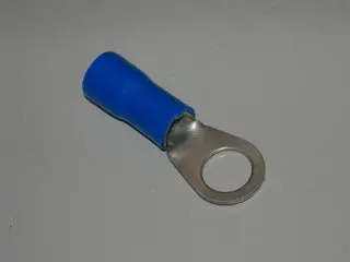 Terminal, Ring - Blue - 6 Awg - 3/8" Stud 1